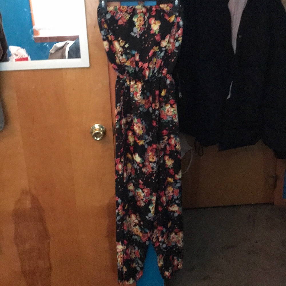 Multi Color tupe top romper